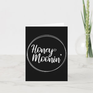 Womens Honeymoon Couple Wedding Honeymoonin Brides Card