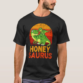 Womens Honeysaurus Rex Dinosaur  Mothers Day Famil T-Shirt