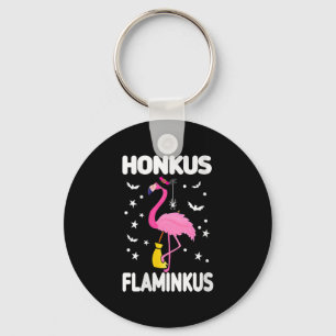 Womens Honkus Flaminkus Funny Gift for Halloween Key Ring