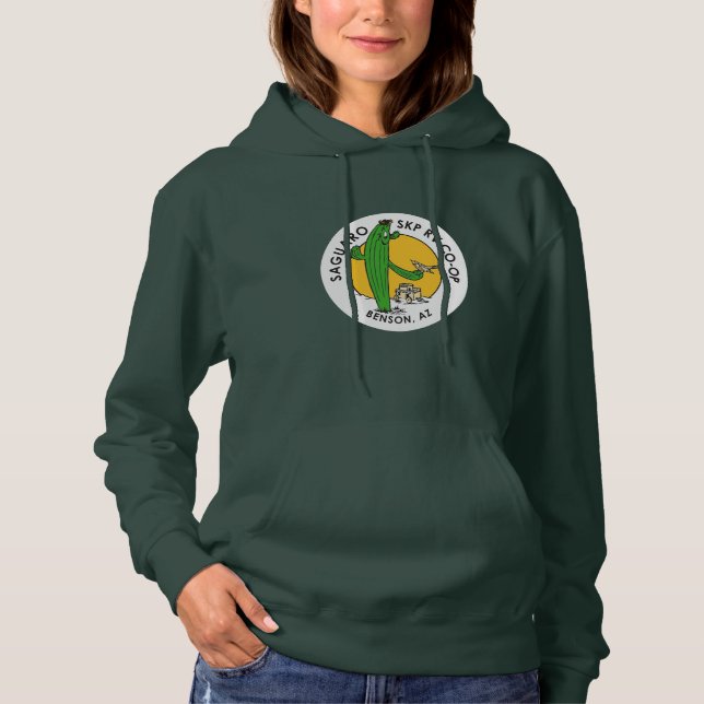 Women's Hooded Pullover Sweatshirt (Front)