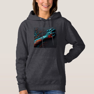 Women's Hooded Sweatshirt Artwork 19