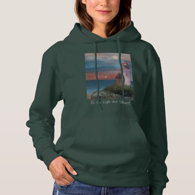 Women's Hoodie "Be the Light that Shines" (Front)