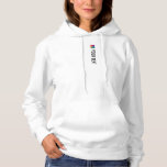 Womens Hoodies Double Sided White Your Logo Here<br><div class="desc">Womens Hoodies Double Sided White Add Image Logo Text Here Clothing Apparel Template Personalised Women's Hooded Sweatshirt.</div>