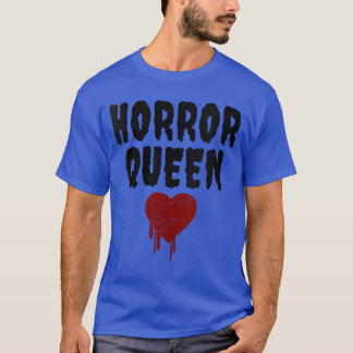 Womens Horror Queen VNeck girl T-Shirt