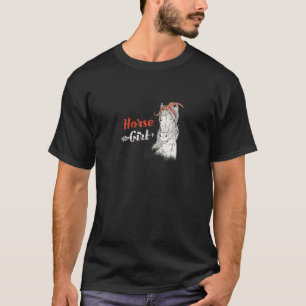 Womens Horse Girl Apparel Equestrian Horseback Rid T-Shirt