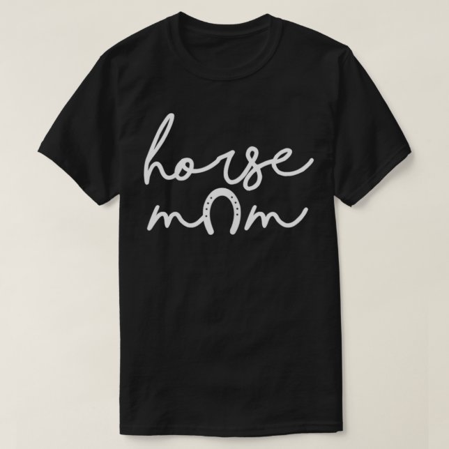 Womens Horse Mum  T-Shirt (Design Front)