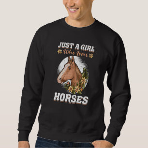 Womens Horse Riding Owner Outfit Equestrian Horse Sweatshirt