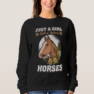 Womens Horse Riding Owner Outfit Equestrian Horse Sweatshirt