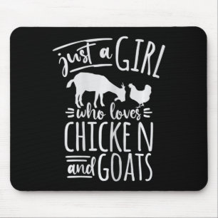 Womens Horse Shirt Just A Girl Who Loves Chicken A Mouse Mat