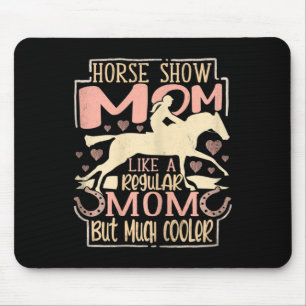 Womens Horse Show Mum Equestrian Horseck Riding Ri Mouse Mat