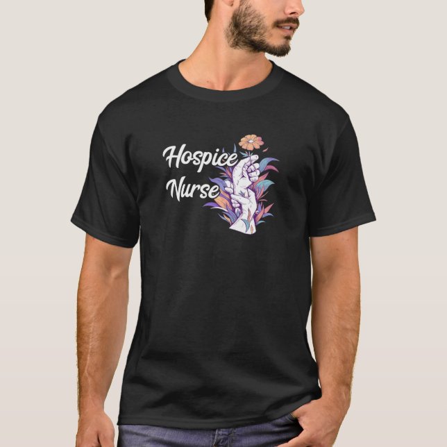 Womens Hospice Nurse Medical Registered Nurse Nurs T-Shirt (Front)