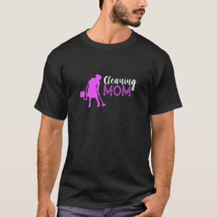 Womens Housewife Cleaning Mum Household Cleaning V T-Shirt
