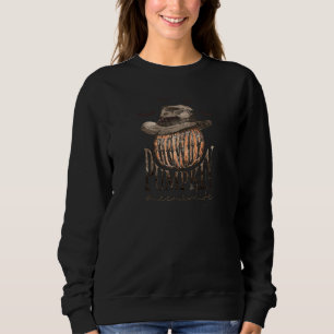 Womens Howdy Pumpkin Meemaw  Halloween Meemaw Sweatshirt