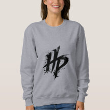 Women's HP Monogram Distressed Graphic Grey Sweats