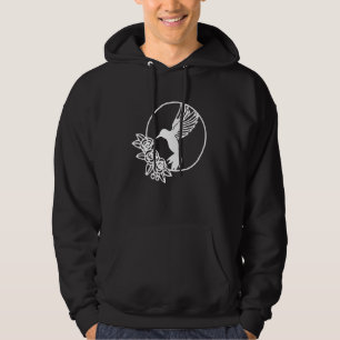 Womens Hummingbirds Bird and Sunflower Hoodie