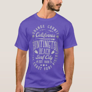 Womens Huntington Beach Surf City Orange County Ca T-Shirt