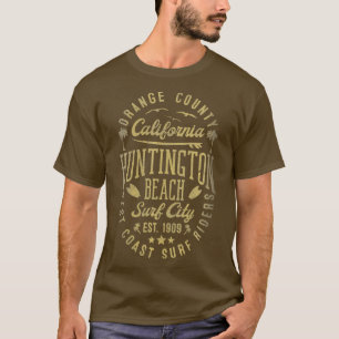 Womens Huntington Beach Surf City Orange County Ca T-Shirt