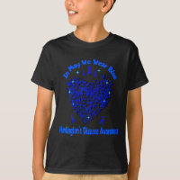 Womens Huntingtons Disease Awareness I Wear Blue I