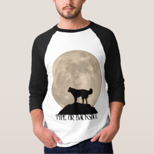 Women's Husky Baseball Jersey Shirt Sled Dog Shirt