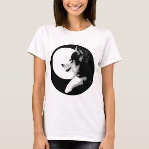 Women's Husky Shirt Husky Wolf Plus Size Shirts