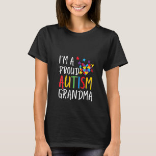 Womens I Am A Proud Autism Grandma T-Shirt