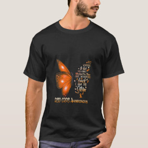 Womens I Am The Storm Rsd Crps Awareness Butterfly T-Shirt