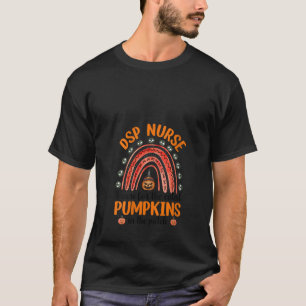 Womens I Care For The Cutest Pumpkins DSP Nurse Ra T-Shirt