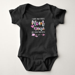 Womens I Have Two Titles Mum And Nana t shirt