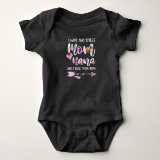 Womens I Have Two Titles Mum And Nana t shirt