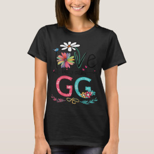 Womens I Love Being Called Gg Sunflower Mother's D T-Shirt