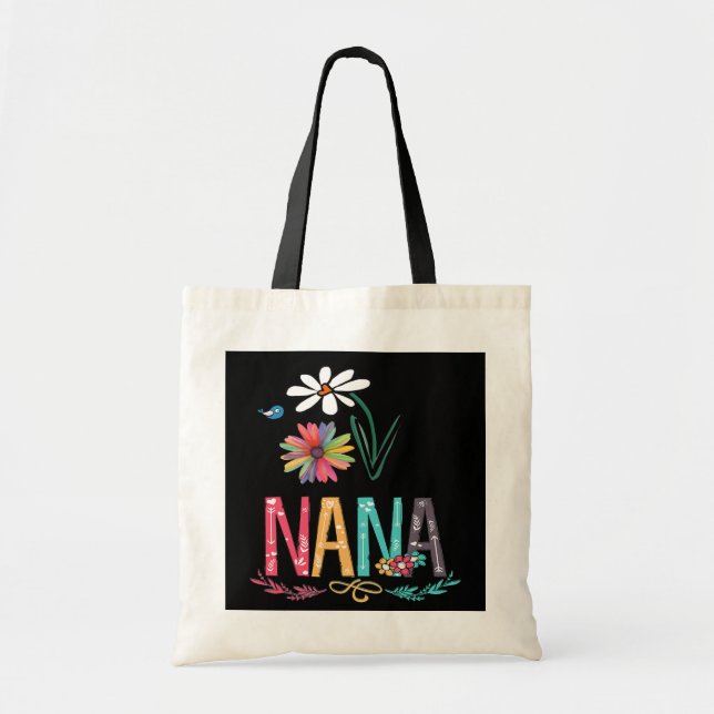 Womens I Love Being Called Nana Daisy love  Tote Bag (Front)