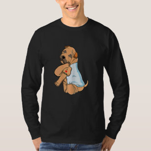 Womens I Love Mum Tattoo Shar Pei Mum Dog Women T-Shirt