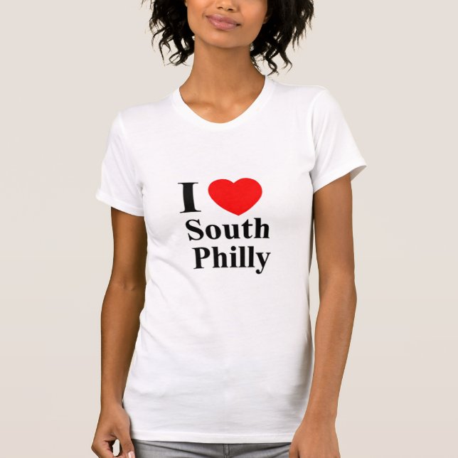 WOMENS I LOVE SOUTH PHILLY TANK TOP (Front)