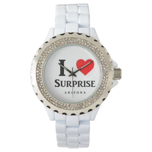 women's  "I love Surprise"  watch (Front)