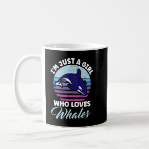 Womens I_m Just A Girl Who Loves Whales - Orcas Ta Coffee Mug