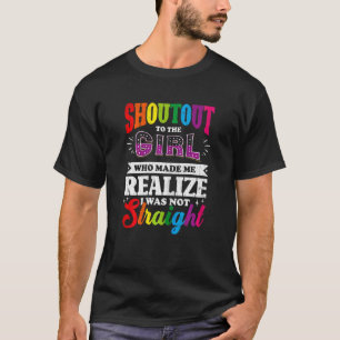 Womens I Was Not Straight Lgbtq Lesbians Pride Mo T-Shirt