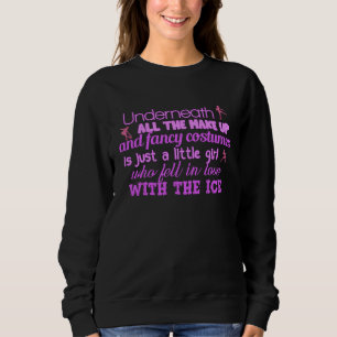 Womens Ice Skating Live for Figure Skating Love Sweatshirt