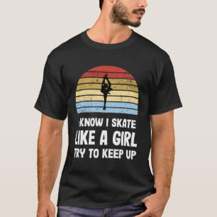 Womens Ice Skating T-Shirt