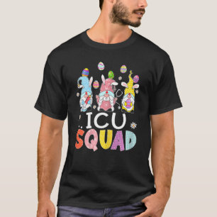 Womens Icu Squad Bunny Gnome Rabbit Eggs Hunting N T-Shirt