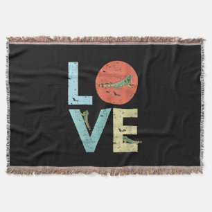 Womens Iguana Lover Gift Iguana Mum Dad Reptile Throw Blanket