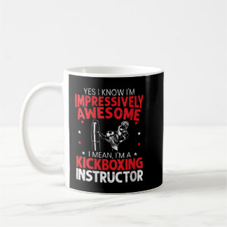 Womens I'm A Kickboxing Instructor Kickboxer Comb Coffee Mug