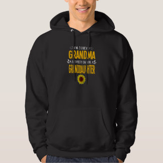 Womens I'm A Lucky Grandma Of Granddaughter Grandm Hoodie
