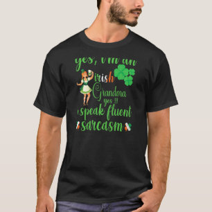 Womens I'm An Irish Grandma St Patrick's Day Women T-Shirt