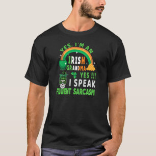 Womens I'm An Irish Grandma St Patrick's Day Women T-Shirt