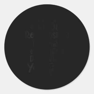 Womens I'm Not Resnsible For What My Face Does Whe Classic Round Sticker