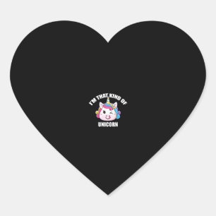 Womens I'm that kind of unicorn - Swingers Lifesty Heart Sticker