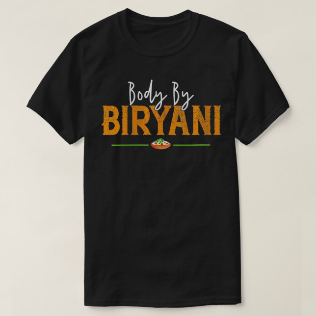 Womens Indian food tshirt  Desi Biryani Masala Gif (Design Front)