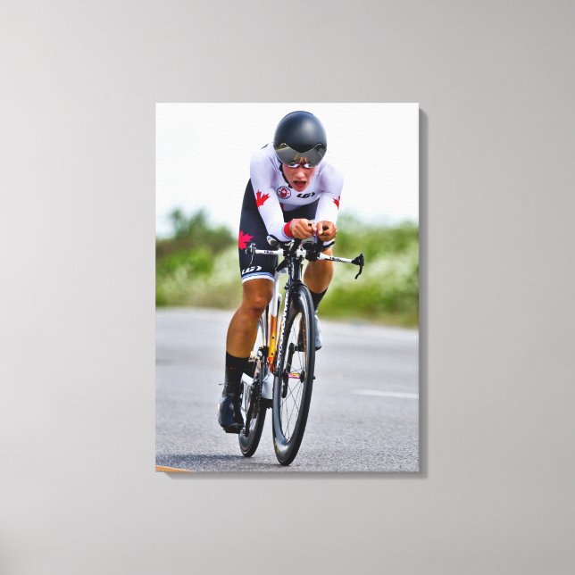 Womens Individual Time Trial No 5 Canvas Print (Front)