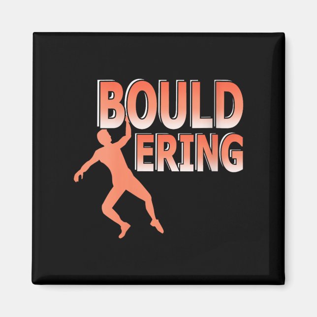 Womens Indoor Bouldering Rock Climbing Athletic Cl Magnet (Front)