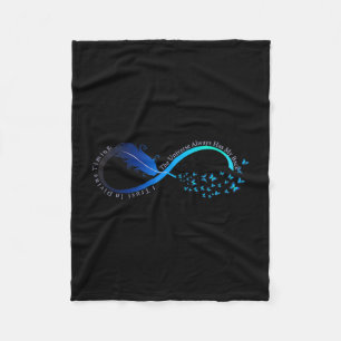 Womens Infinity Symbol Retro Forever Sitivity Moti Fleece Blanket